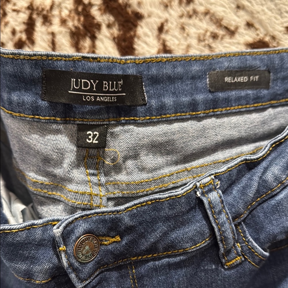 Judy Blue Blue Boyfriend Jeans Classic Style